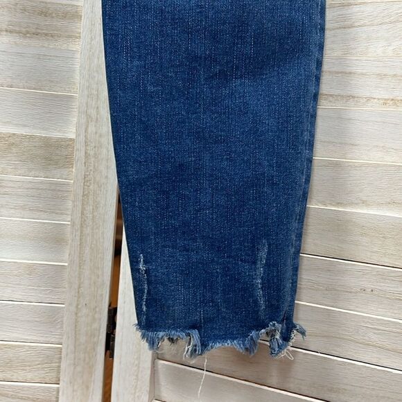 3/$25 Ted Baker London Catrina Distressed Hem Skinny Jeans 30 - Picture 10 of 13